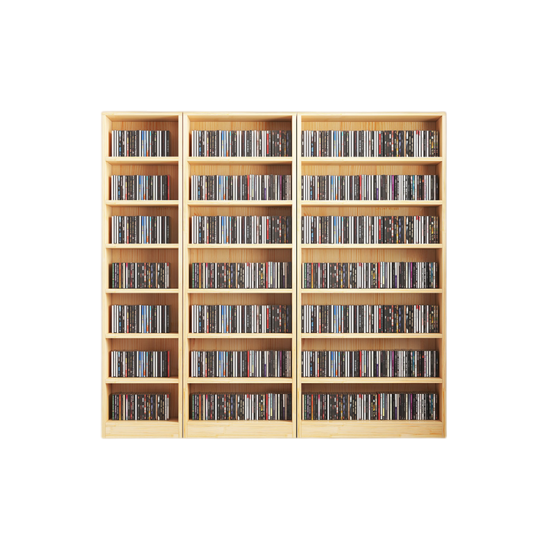만화책 책장 DVD 수납 선반 CD 만화방 180x60x20cm 7단 이미지 6