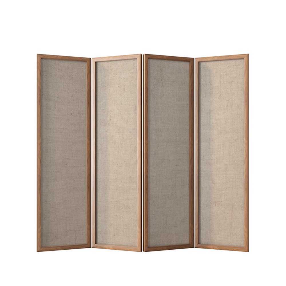 접이식 원목 파티션 공간 분리 인테리어 가벽 병풍 45x180x4단 - 상세 이미지 3