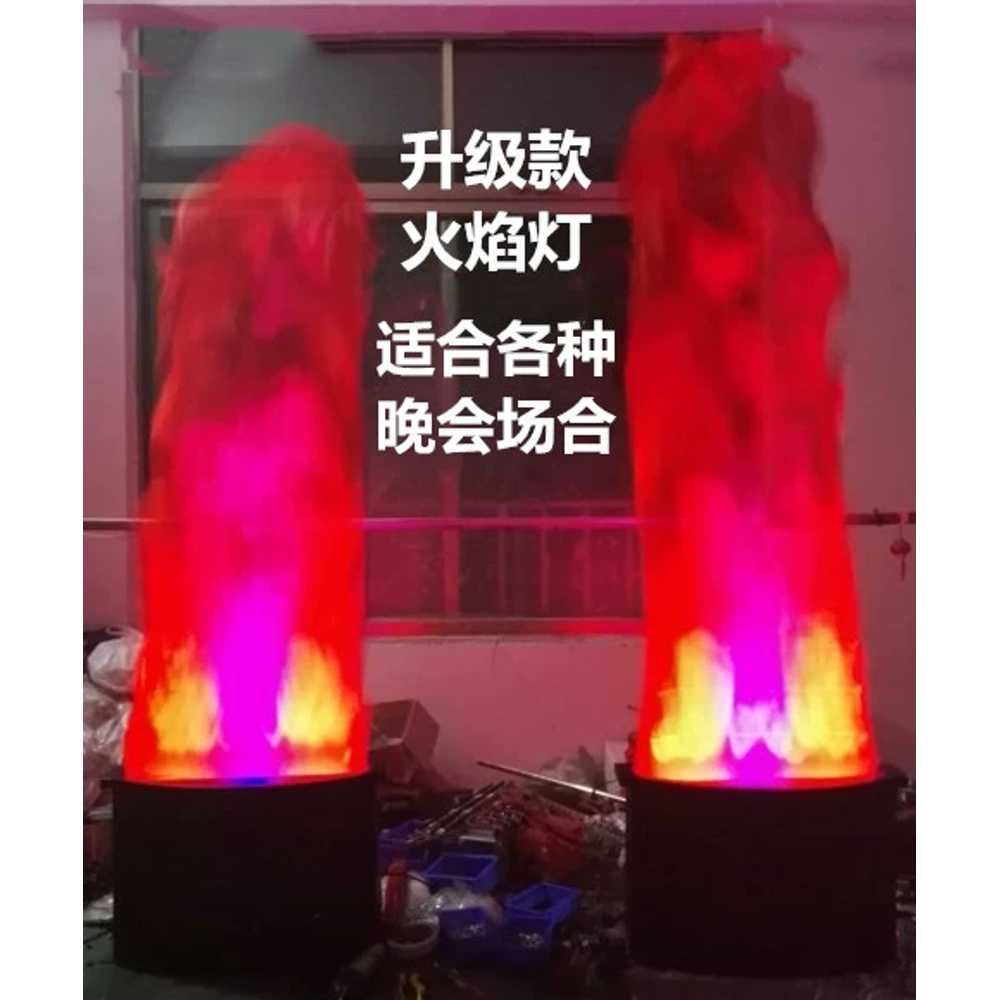 모형 불기둥 행사용 LED 가짜 불꽃 무대 연출 조명 사각 화염등 - 상세 이미지 3