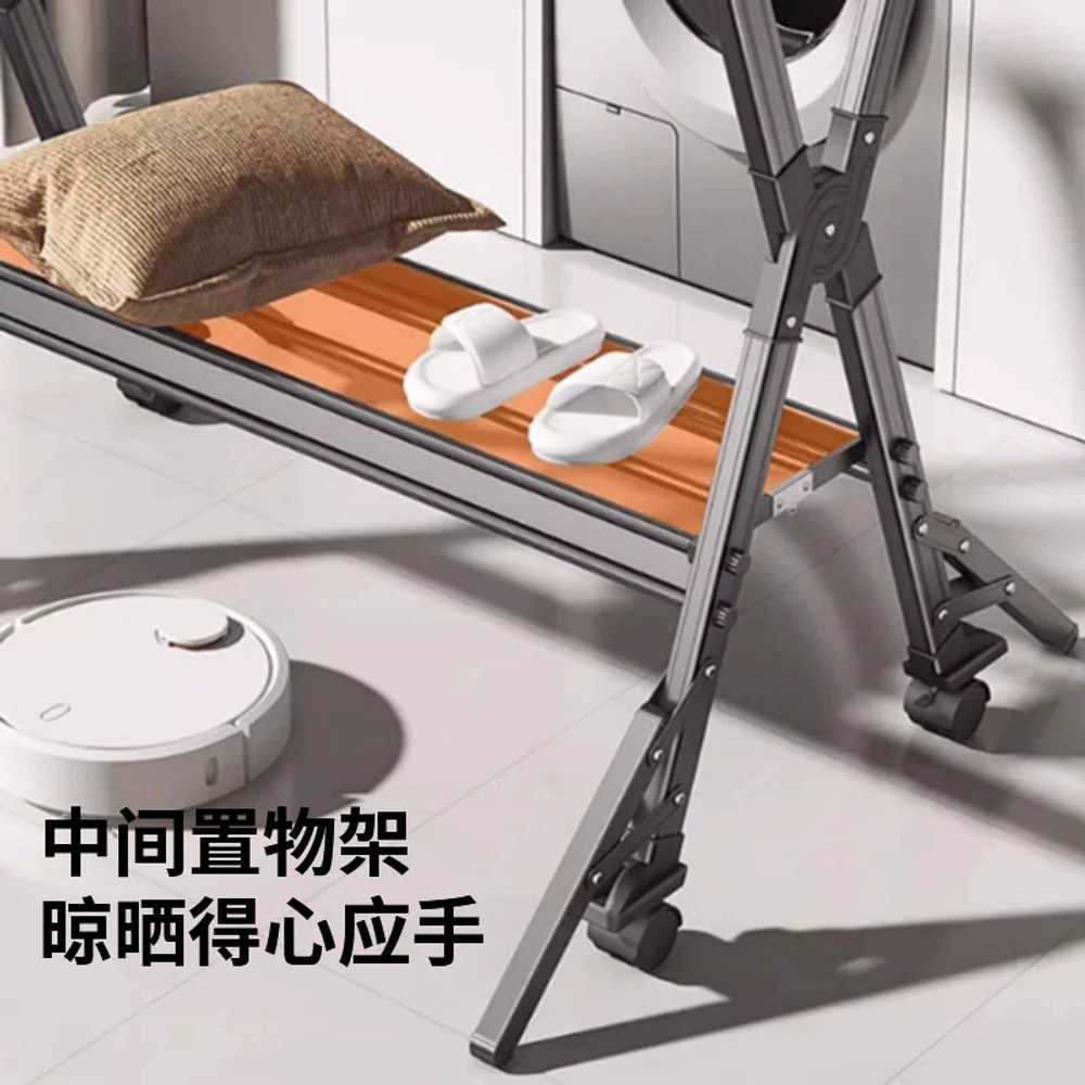 옷 건조 랙 대형 다기능 접이식 빨래다이 이불 건조대 - 상세 이미지 3