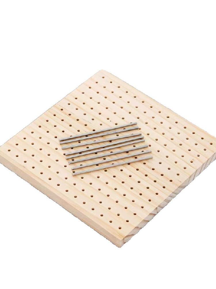 크로셰보드 스틸바 뜨개질 고정대 블로킹 고정 수예 10x10cm+바늘 4개 이미지 7