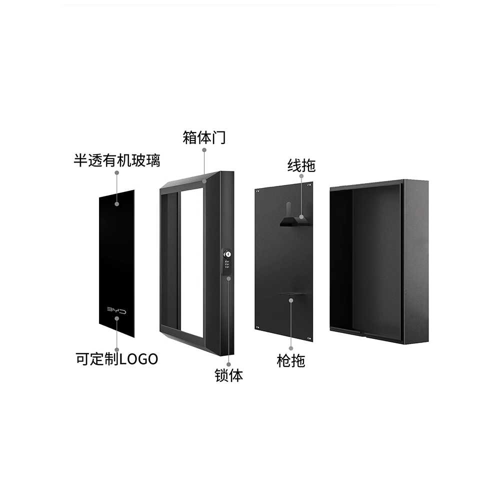 전기차 충전 보호박스 주차장 야외 용품 보관함 스탠드형 - 상세 이미지 5