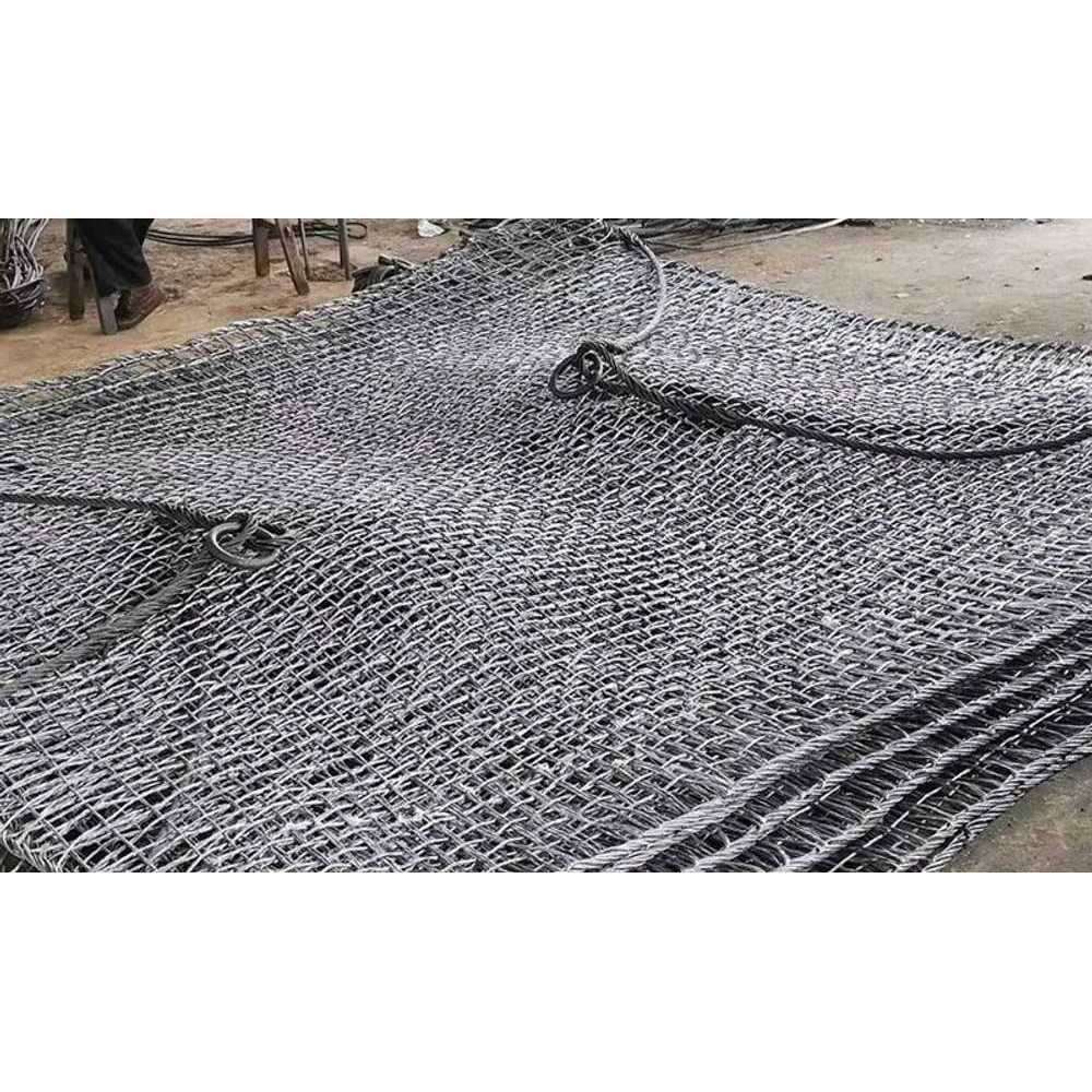 대형 공사장 하역 그물망 크레인 운반 네트 1.5x1.5m 일반 - 상품 이미지