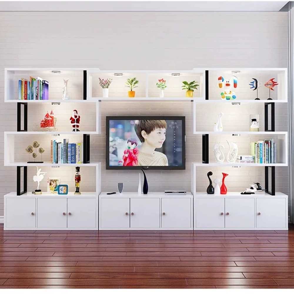 살롱 술장식장 미용실 진열장 LED 트로피장 3단 60x30x110cm - 상세 이미지 5