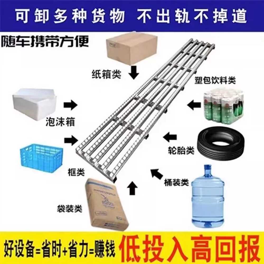 무동력 컨베이어 벨트 상하차 물류 하역 컨베어 3m 3열 30cm - 상세 이미지 4