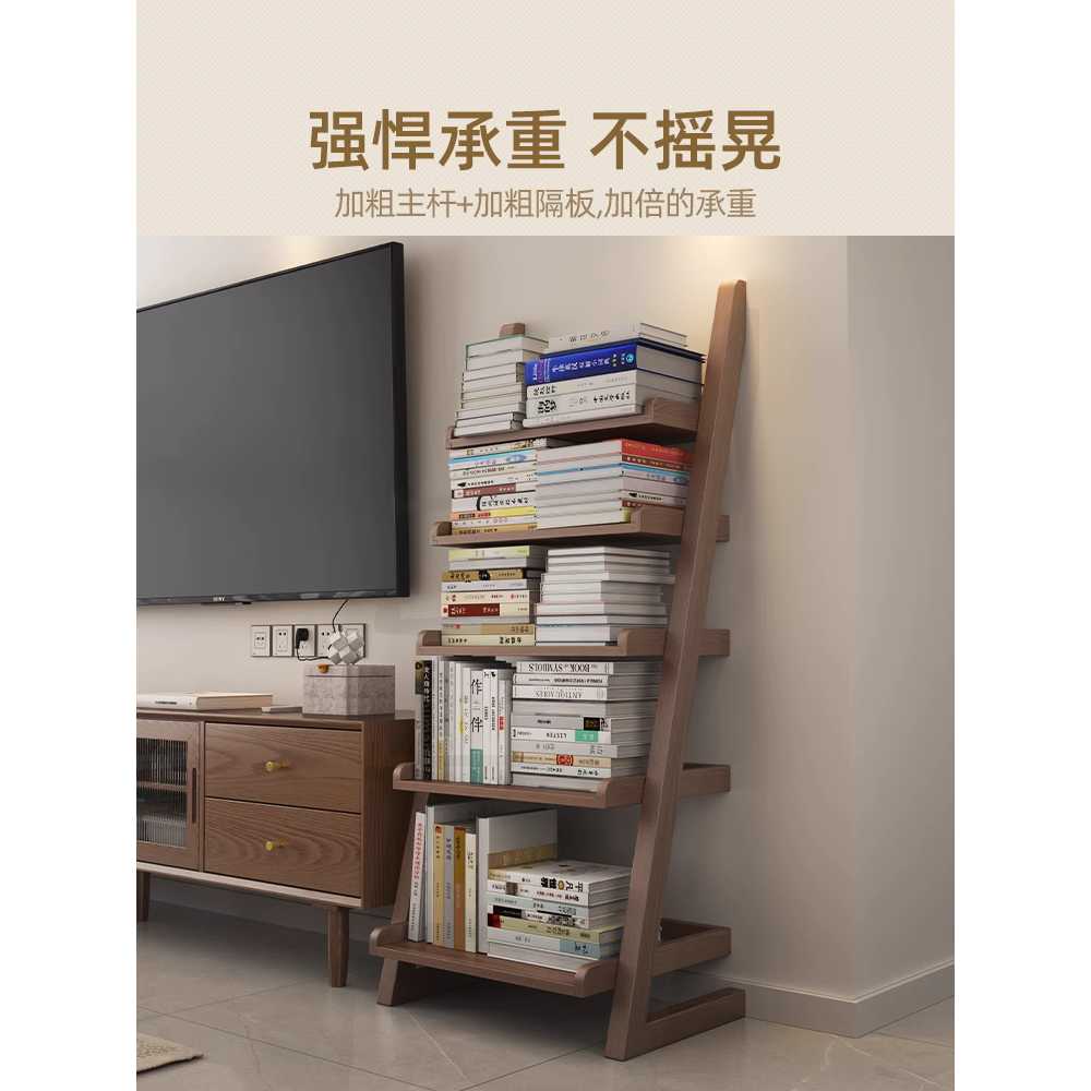 모듈 가구 책장 원목 거실 서재 침실 벽 다층 선반 45cm 4단 이미지 6