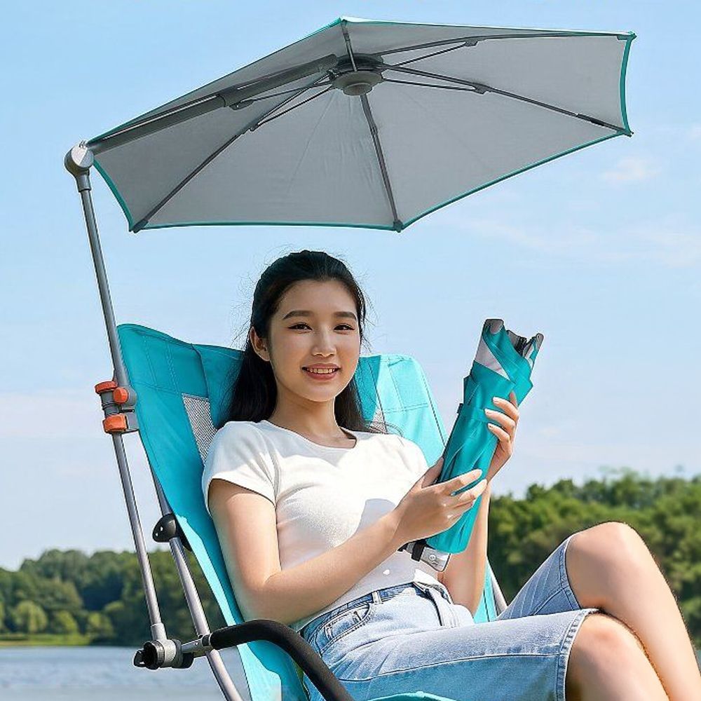 캠핑 낚시 의자 차양 우산 파라솔 휴대용 자외선 차단 옥상 - 상품 이미지