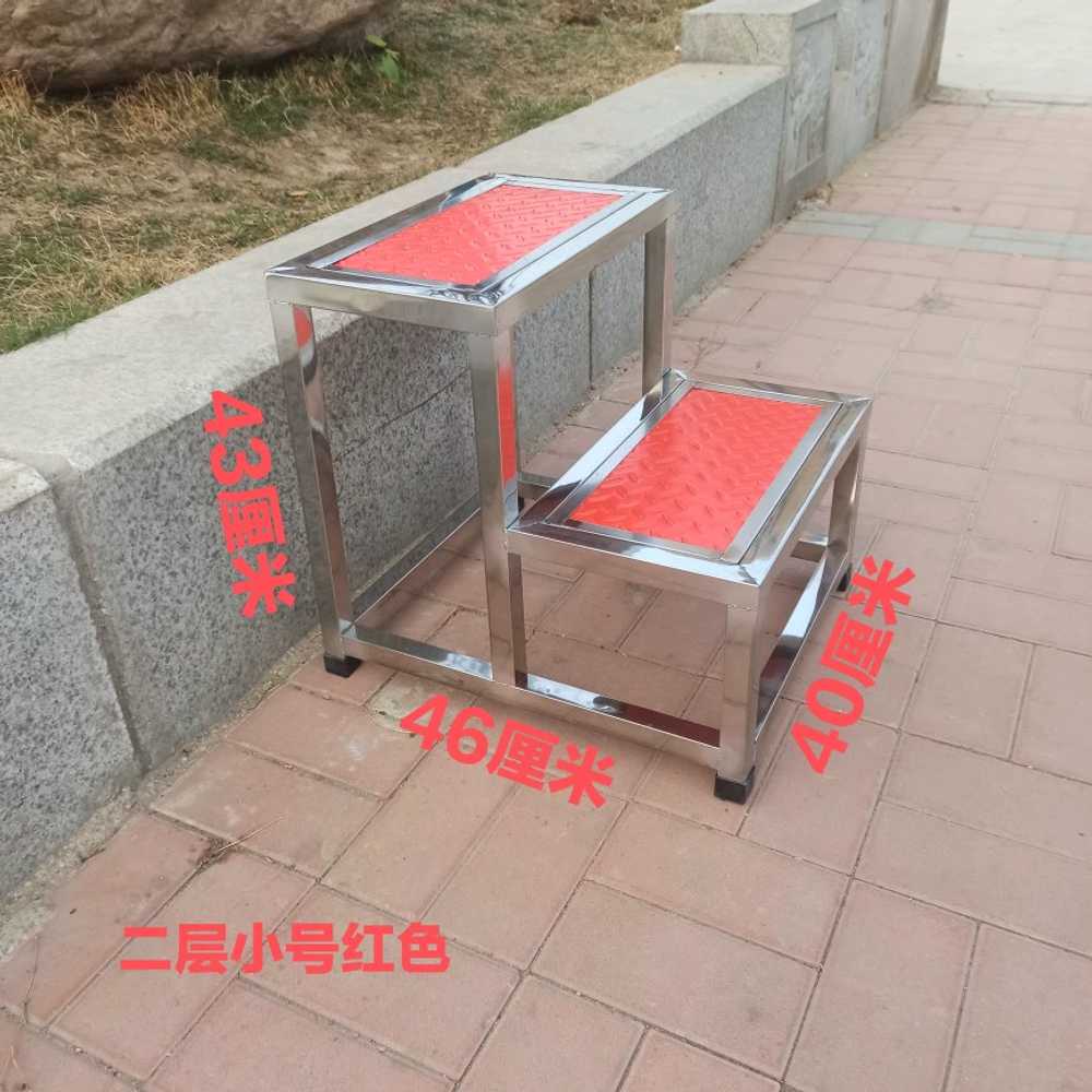사다리 발판 3단 세차용 작업대 이동식 철제 계단 이미지 6