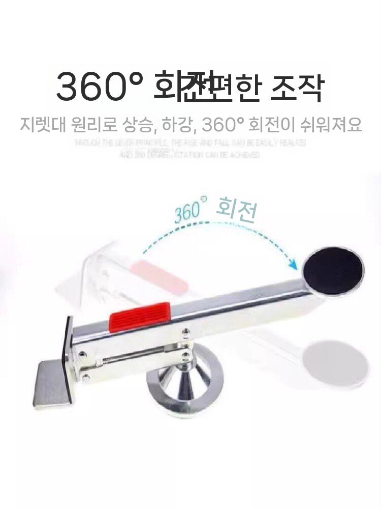 도어 리프트 받침대 나무문 철제문 리프터 지지대 유압 실버 블랙 가스켓 - 상세 이미지 2