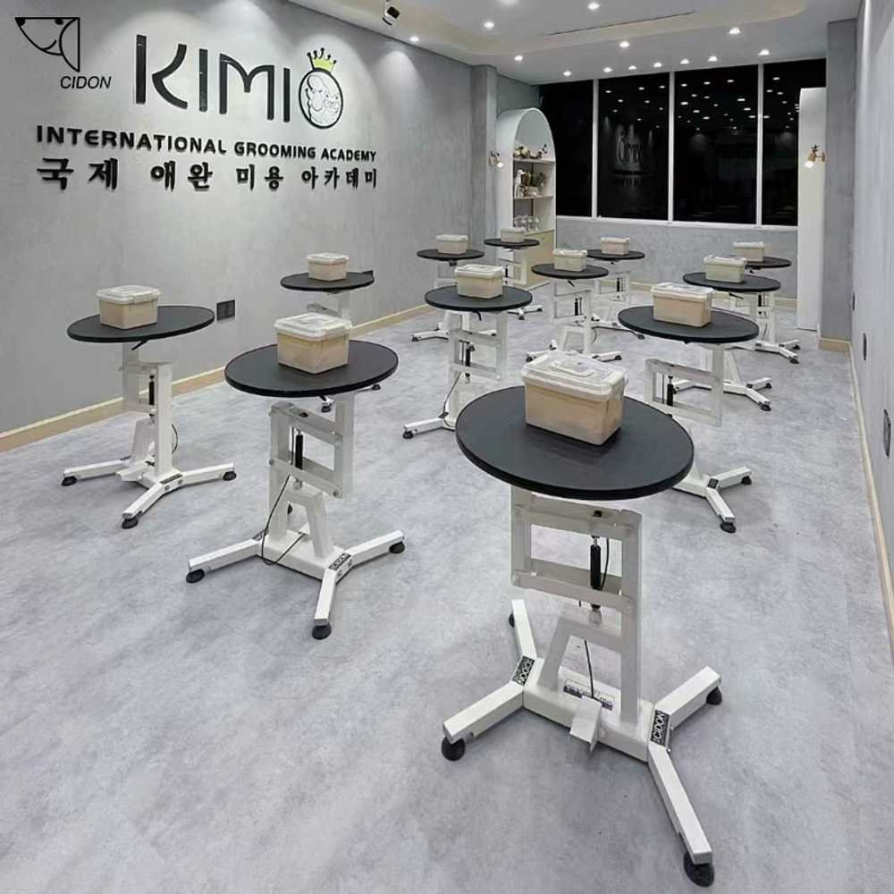 애견 셀프 미용테이블 리프트 회전 강아지 거치대 831 펄스 - 상세 이미지 4