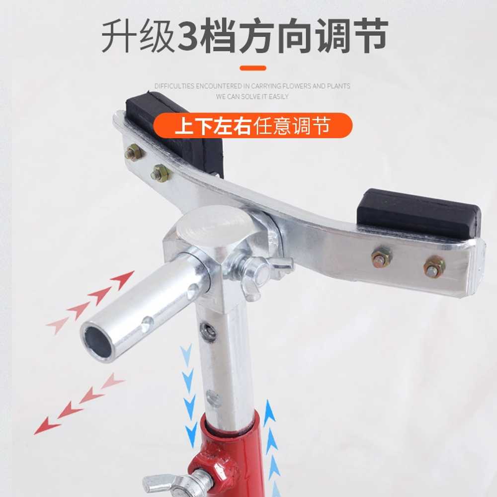 농업용 대형화분 운반 카트 끌차 꽃집 화훼농장 수레 250mm - 상세 이미지 3