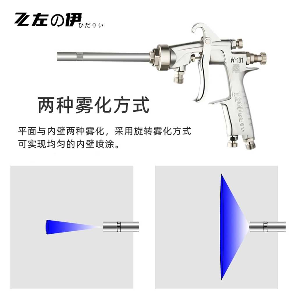 도색 자동 페인트 분사기 고압 충전스프레이건 도장기 10CM 11MM - 상세 이미지 4
