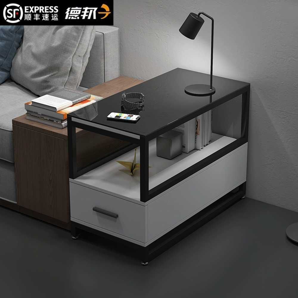 소파 옆 테이블 협탁 보조 수납 탁자 거실 인테리어 60x30 - 상세 이미지 2