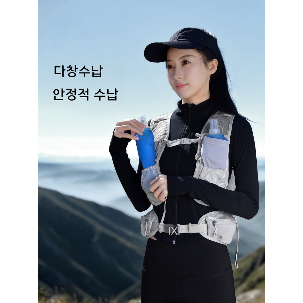 경량 등산 배낭 20L 자전거 하이킹 백팩 라이트 그레이 20L - 상세 이미지 4