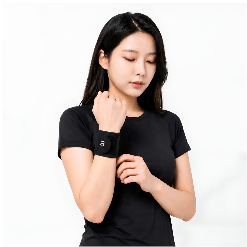 [1+1] 바로진 손목 보호대 헬스 테니스 스트랩 아대 밴드 그립 - 상세 이미지 2