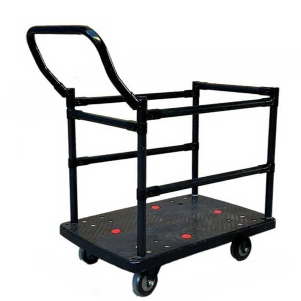 택배 운반카트 평상형 울타리 짐수레 72x48 PVC 300lb - 상품 이미지