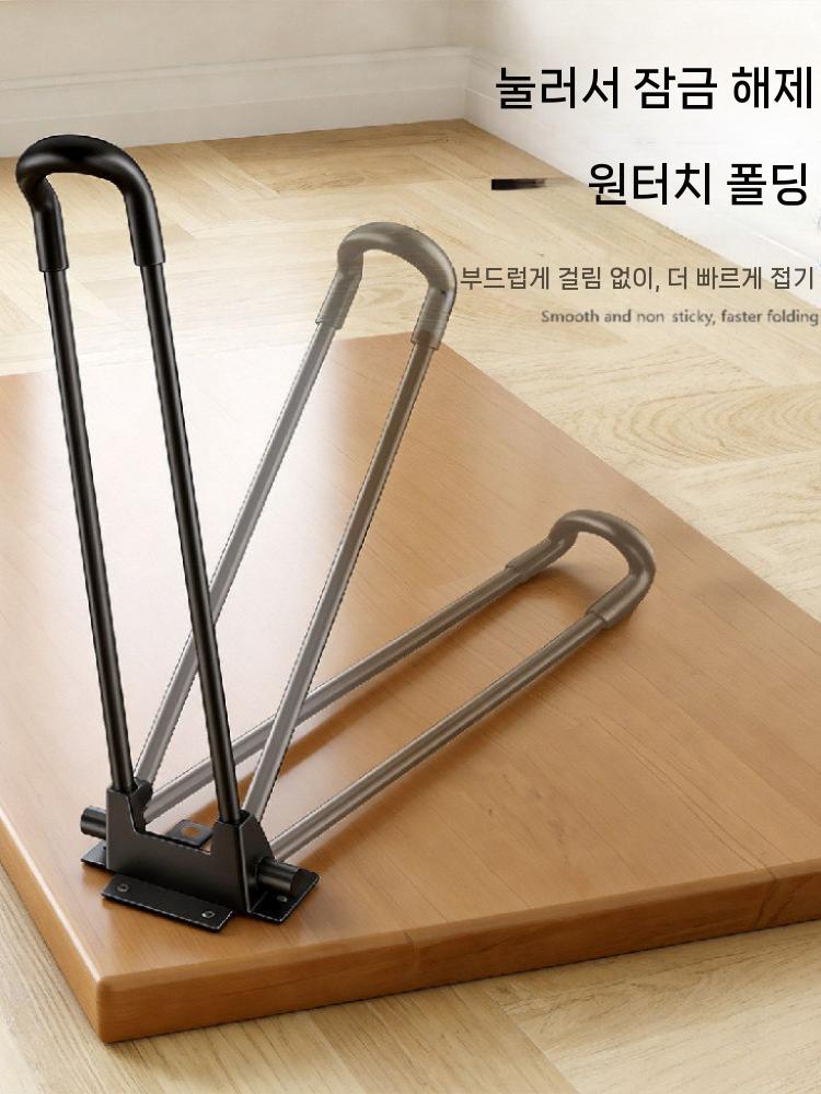 접이식 상다리 부속 테이블 프레임 철제 책상 좌탁 다리 높이 32cm - 상세 이미지 4