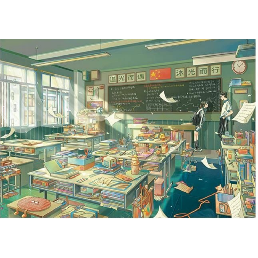 3d 방꾸미기 스티커 중형 설렘도서관 - 상세 이미지 3