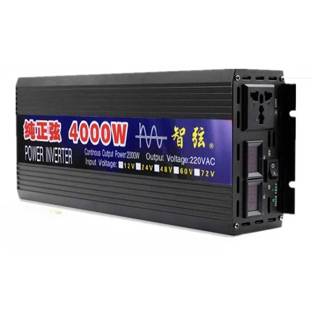 순수정현파 인버터 캠핑용 차량용 차박 낚시 4000w 12V - 상품 이미지