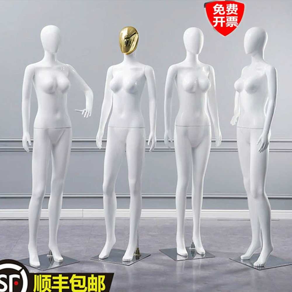 여성 마네킹 웨딩드레스 백화점 속옷가게 의류 좌손허리우각 - 상세 이미지 4