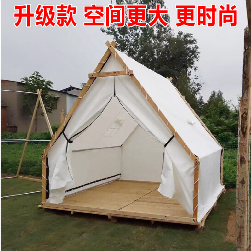 야외바베큐텐트 임시 몽골 카페 바베큐장 캠핑장 2x2m 이미지 6