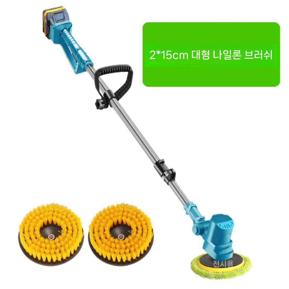 무선 전동청소솔 전동솔 충전식 욕실청소 브러시 바닥청소 기본 세트 이미지 7