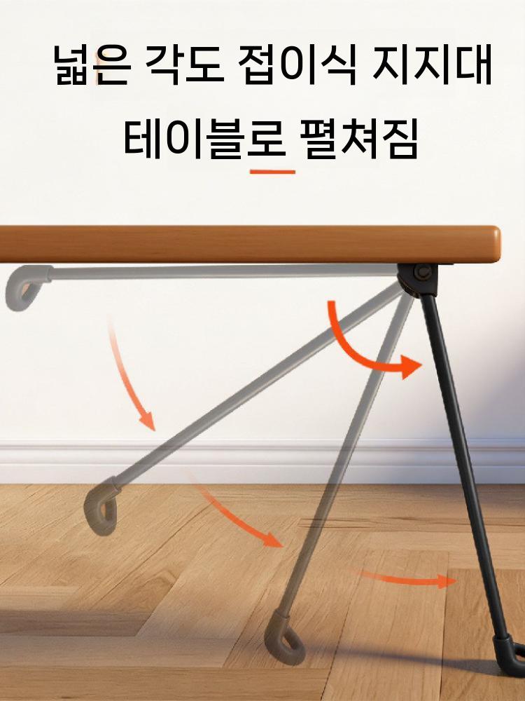 접이식 상다리 부속 테이블 프레임 철제 책상 좌탁 다리 높이 32cm 이미지 7