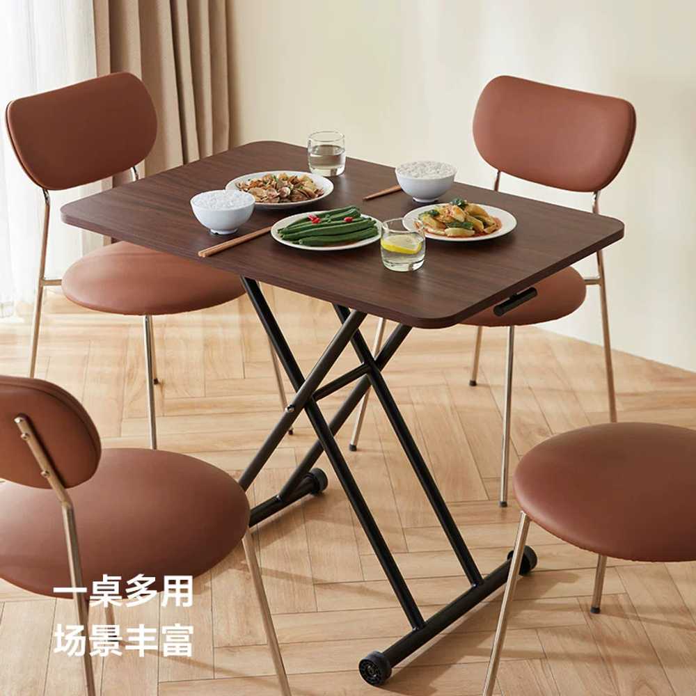 리프트업 테이블 쇼파 거실 탁자 좌식 식탁 티테이블 - 상세 이미지 4