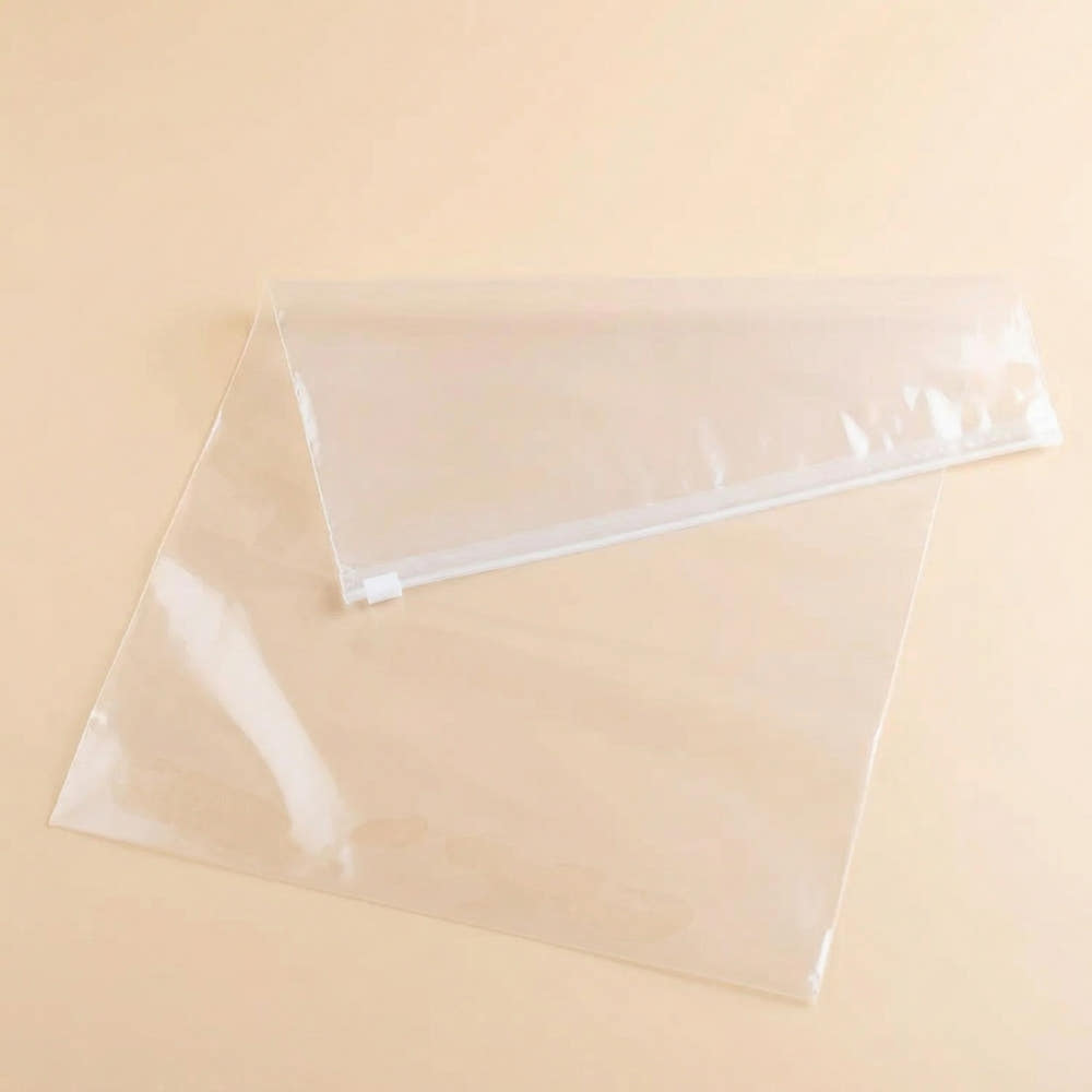 의류포장 택배봉투 슬라이드지퍼 에어홀 압축 대형 PE폴리백 50장, 30x40cm 이미지 6