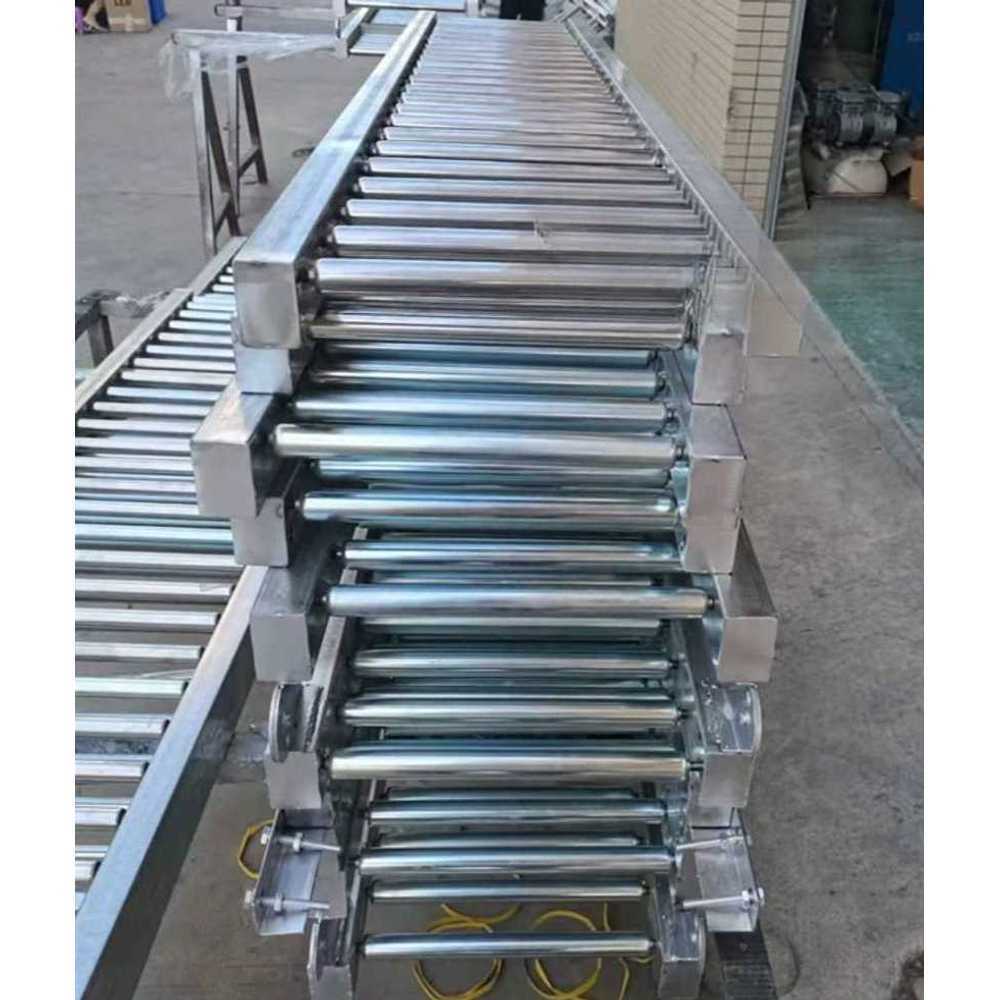 무동력 컨베이어 롤러 물류 상하차 하역 화물 콘베어 2m30cm - 상품 이미지