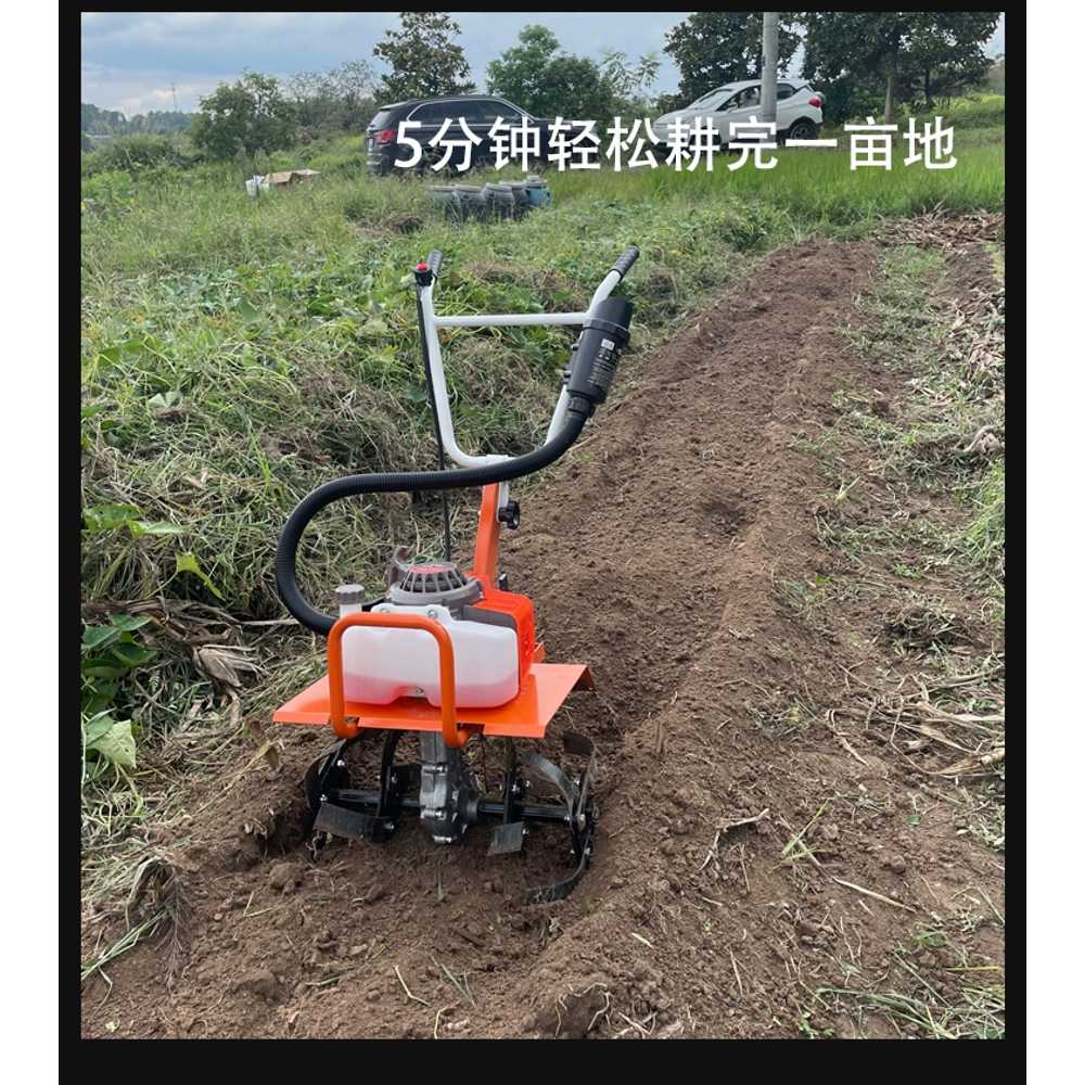 농사 미니관리기 로타리 경작 농사용 골타기 2행정 6HP 파쇄기 - 상세 이미지 3