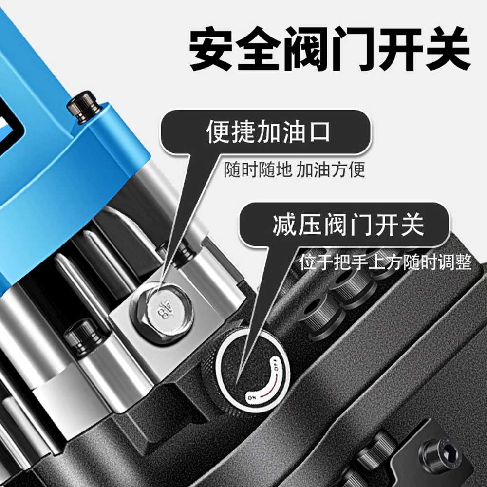 전기 철판 펀칭기 유압식 스틸 강철 프레스 도구 1600w 앵글 - 상세 이미지 4