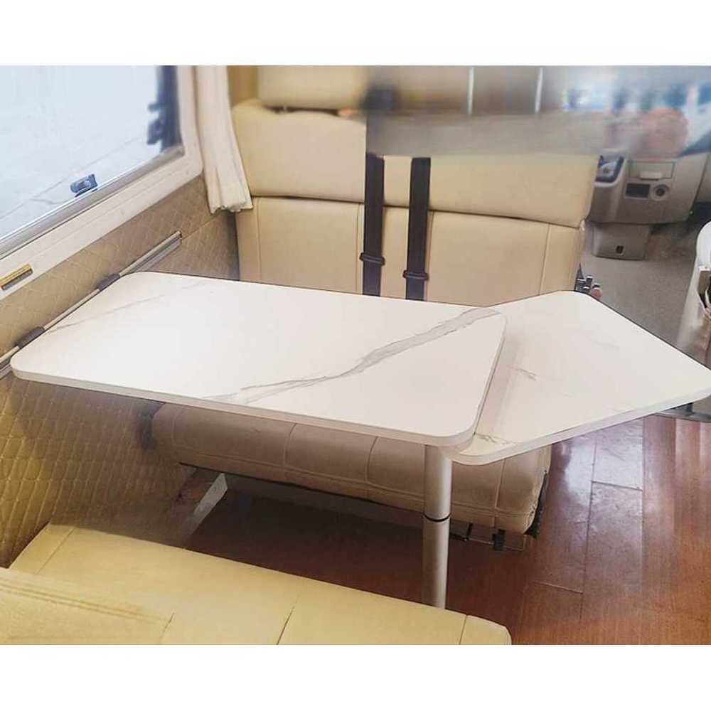RV 확장테이블 캠핑카 요트 글램핑 카라반 확장 대리석모양 - 상품 이미지