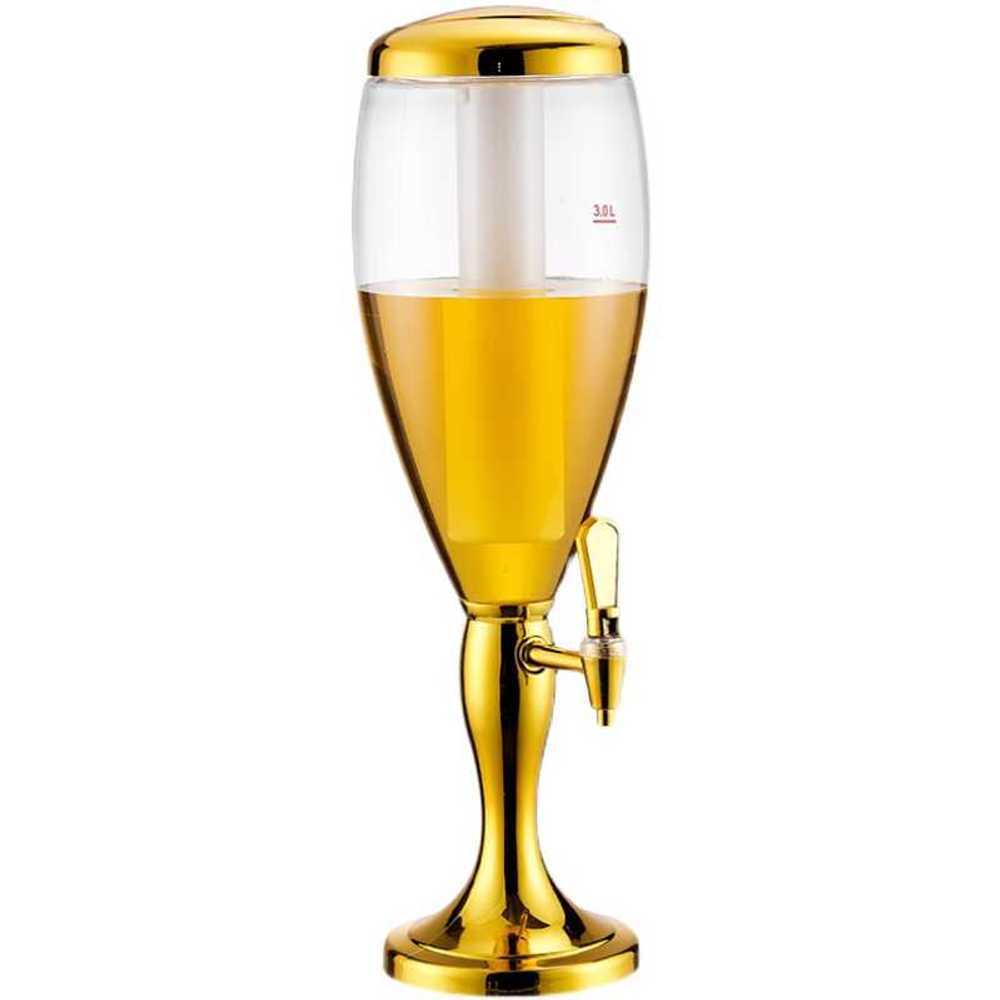 혼술 기계 쏘맥타워 맥주 소맥 음료 디스펜서 1.5L 고드름 조명 - 상품 이미지