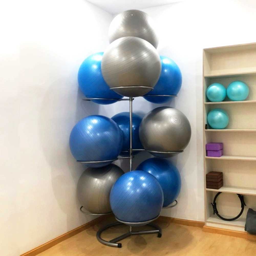 요가볼 거치대 헬스장 체육관 필라테스 대용량 수납장 - 상세 이미지 2