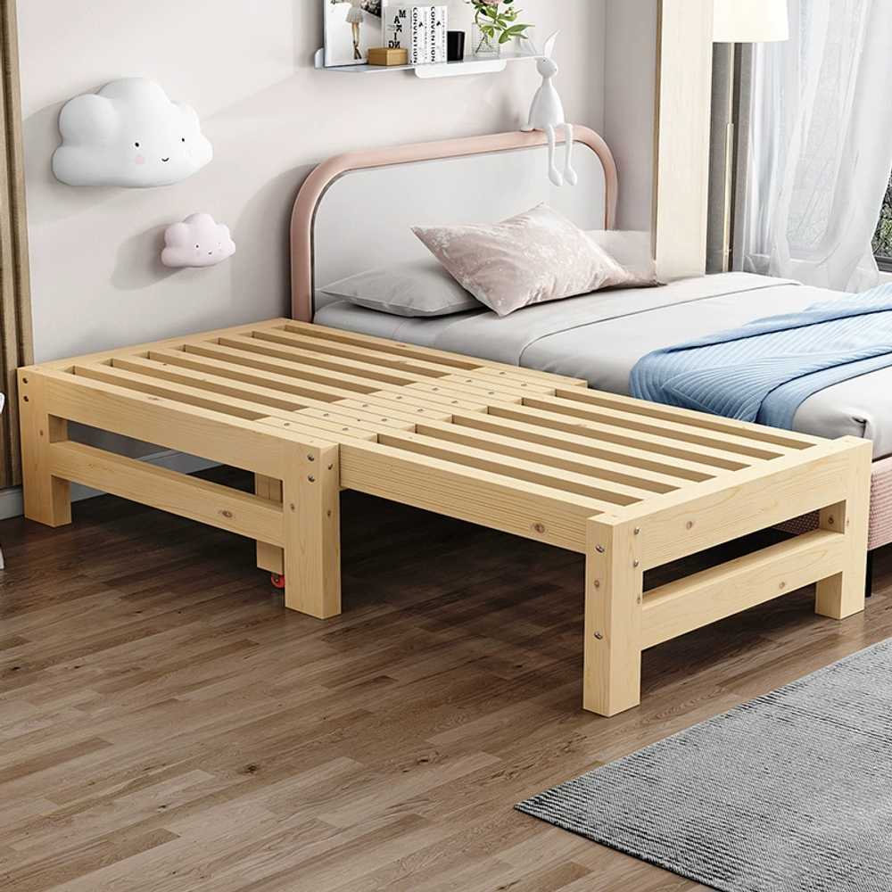 원목 침대 확장 프레임 연결 틈새 침대틀 틈막이 베드 폭 70cm - 상세 이미지 2