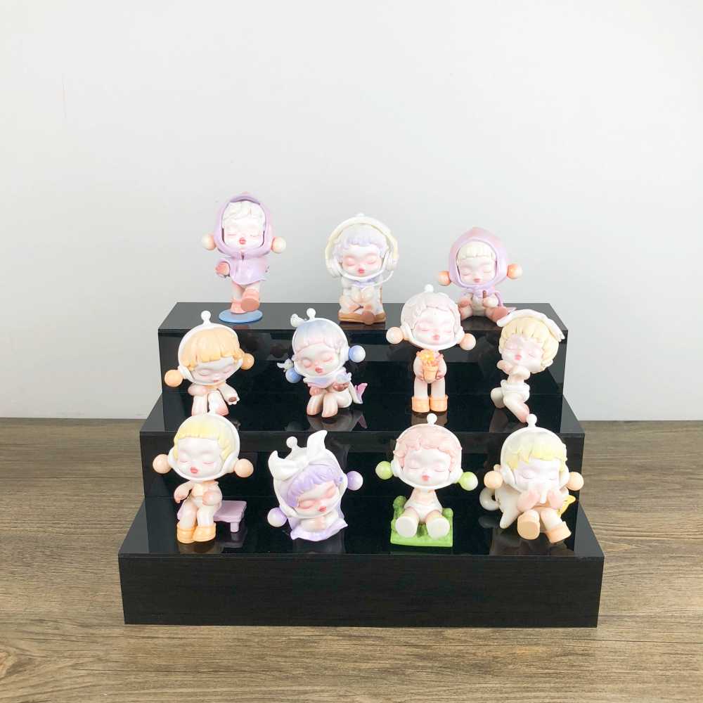 계단형 받침대 소품 선반 화분 가방 계단식 진열대 1단 30cm - 상세 이미지 3