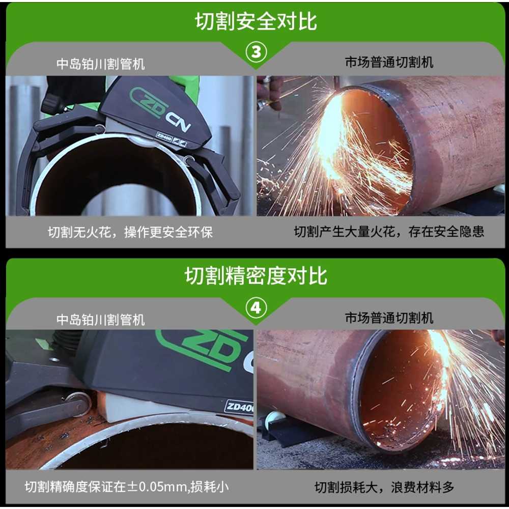 쇠파이프절단기 원형 동관 배관 강관 수도관 커터기 톱날 1개 - 상세 이미지 3