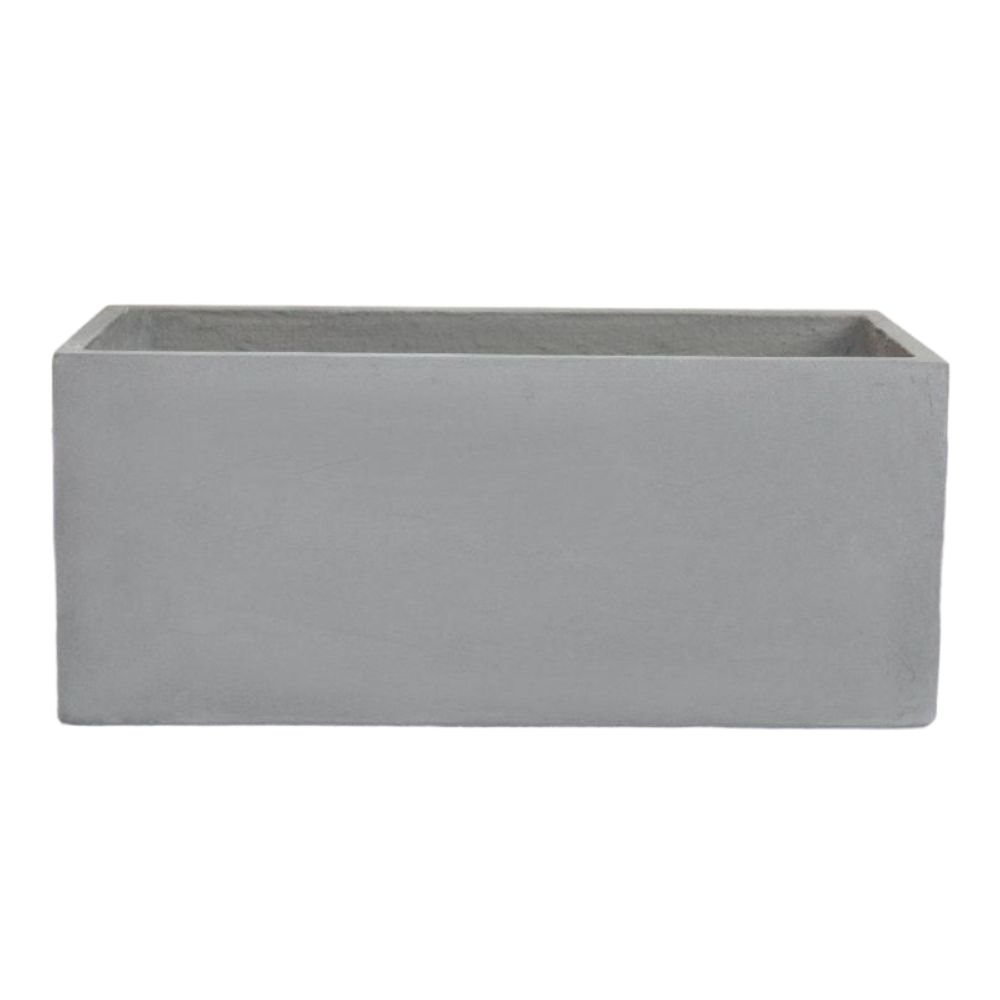시멘트 화분 직사각 박스화분 모던 인테리어 야외 빈티지 시멘트 50x20x20cm - 상품 이미지