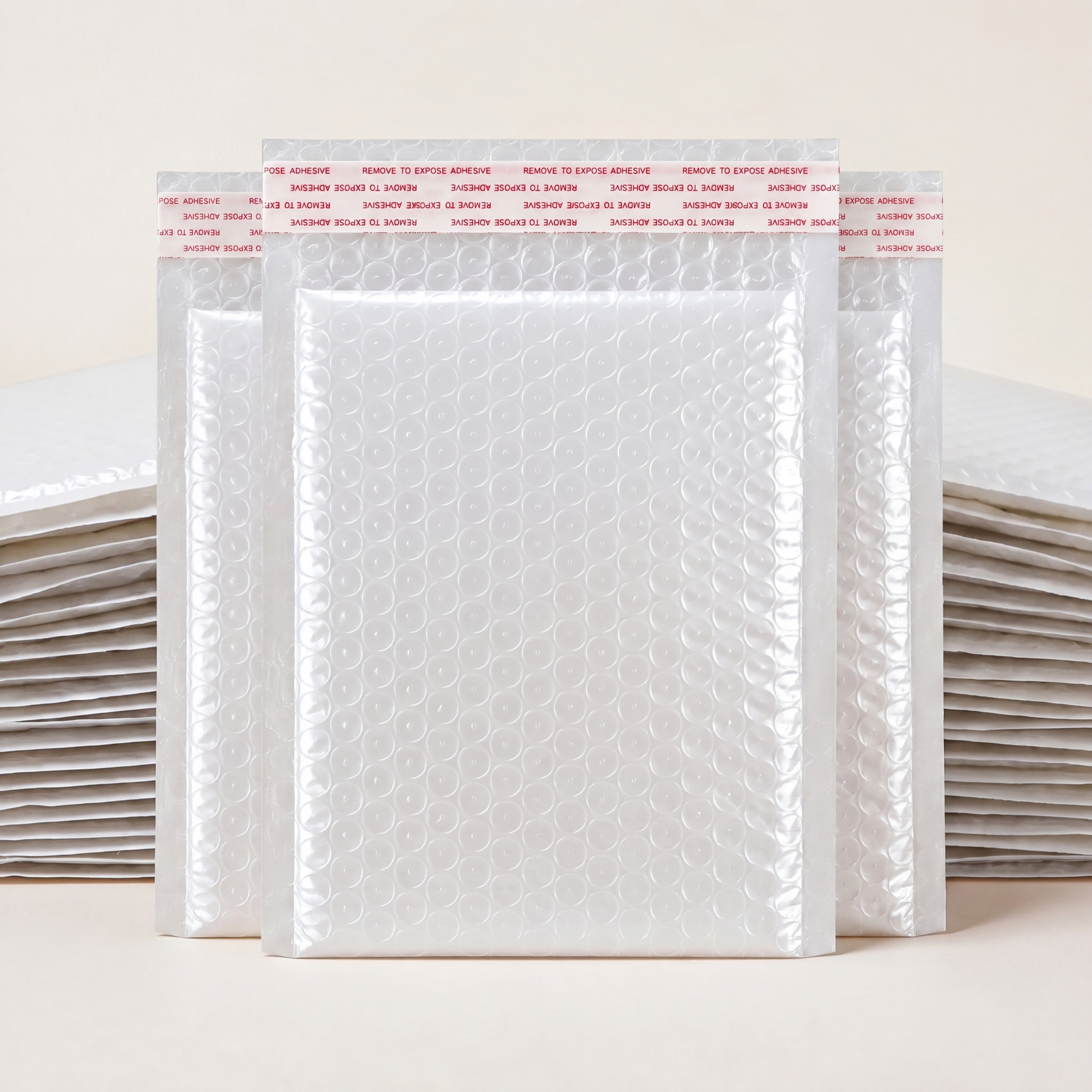 PE 안전봉투 에어캡 택배봉투 포장지 비닐 접착식 포장 봉투 뽁뽁이 1장, 13X18cm - 상품 이미지