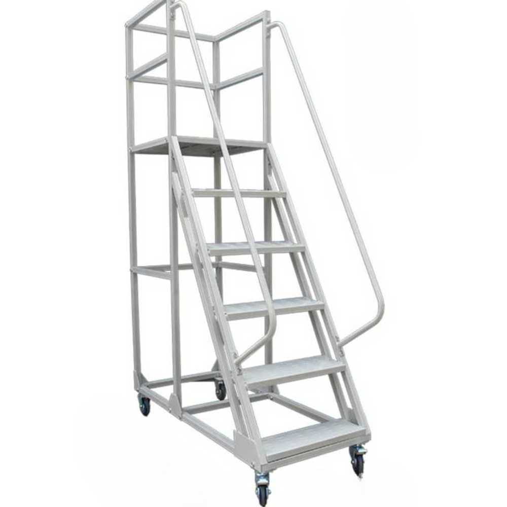 작업용 안전난간 사다리 철제 산업용 물류 작업대 130cm 50cm - 상품 이미지