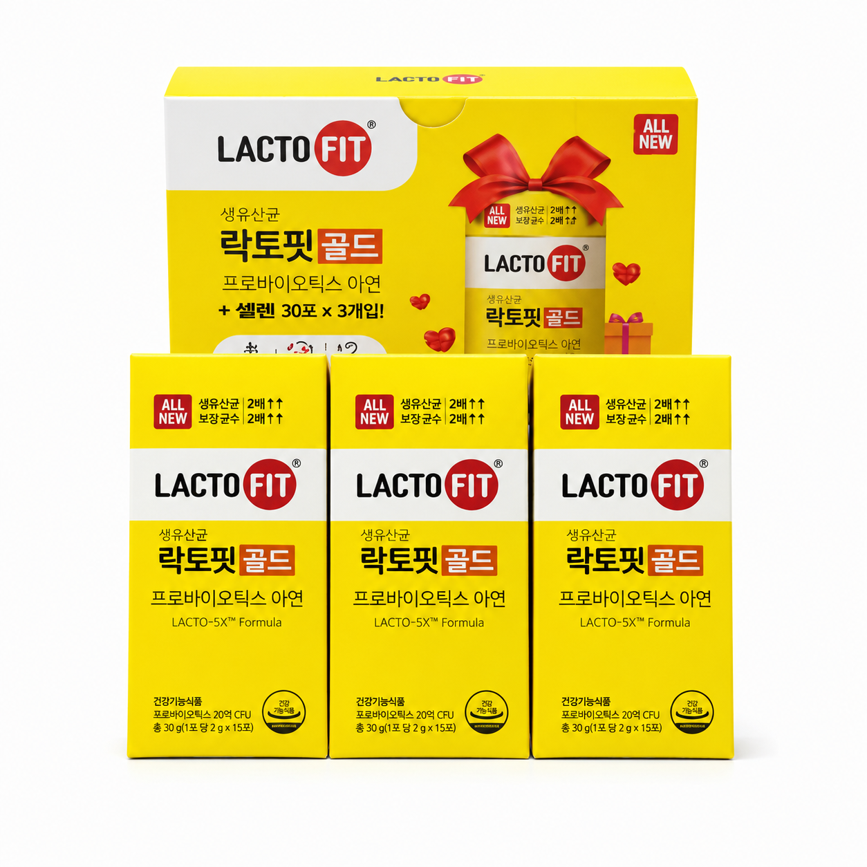 락토핏 유산균 골드 종근당 생유산균 40억CFU 30포 x 3개 - 상세 이미지 3