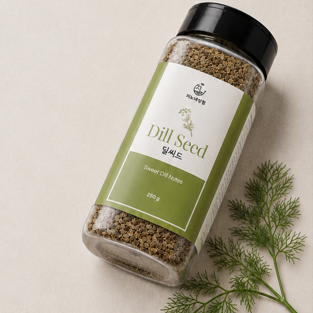 지노네상점 딜씨드 딜씨앗 천연 향신료 허브 시즈닝 250g 60g - 상세 이미지 3