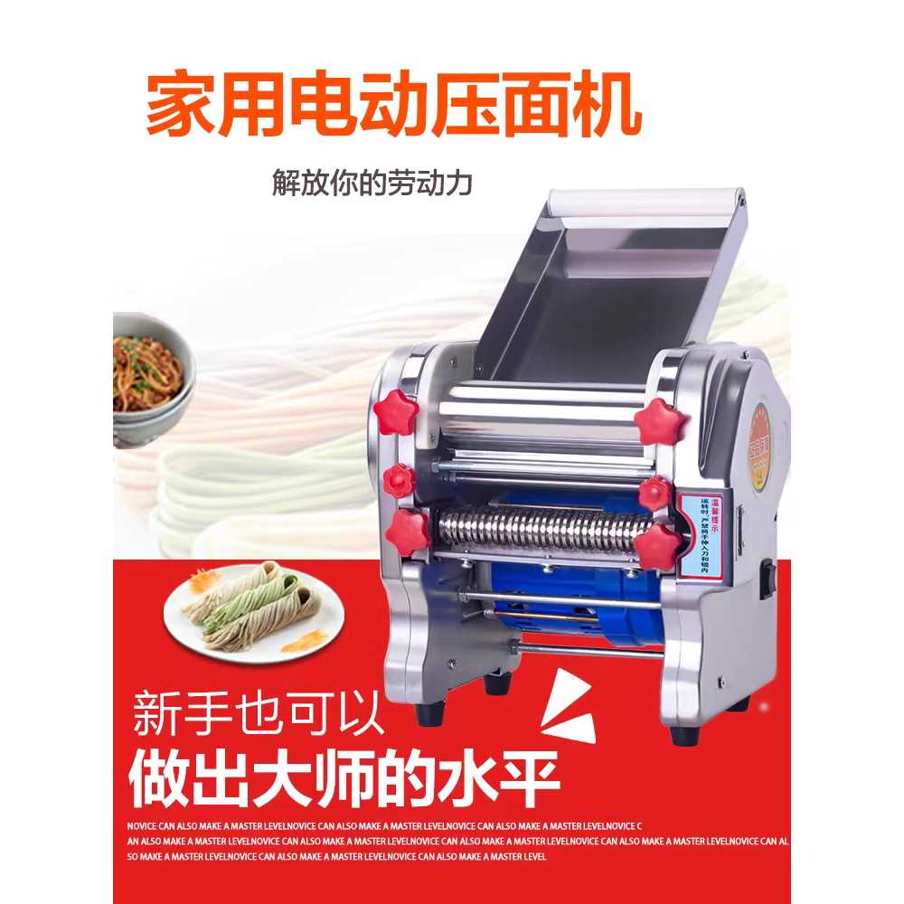 전기 제면기 밀가루 국수 우동 용품 생면 파스타 뽑는 기계 16cm 370w - 상세 이미지 5