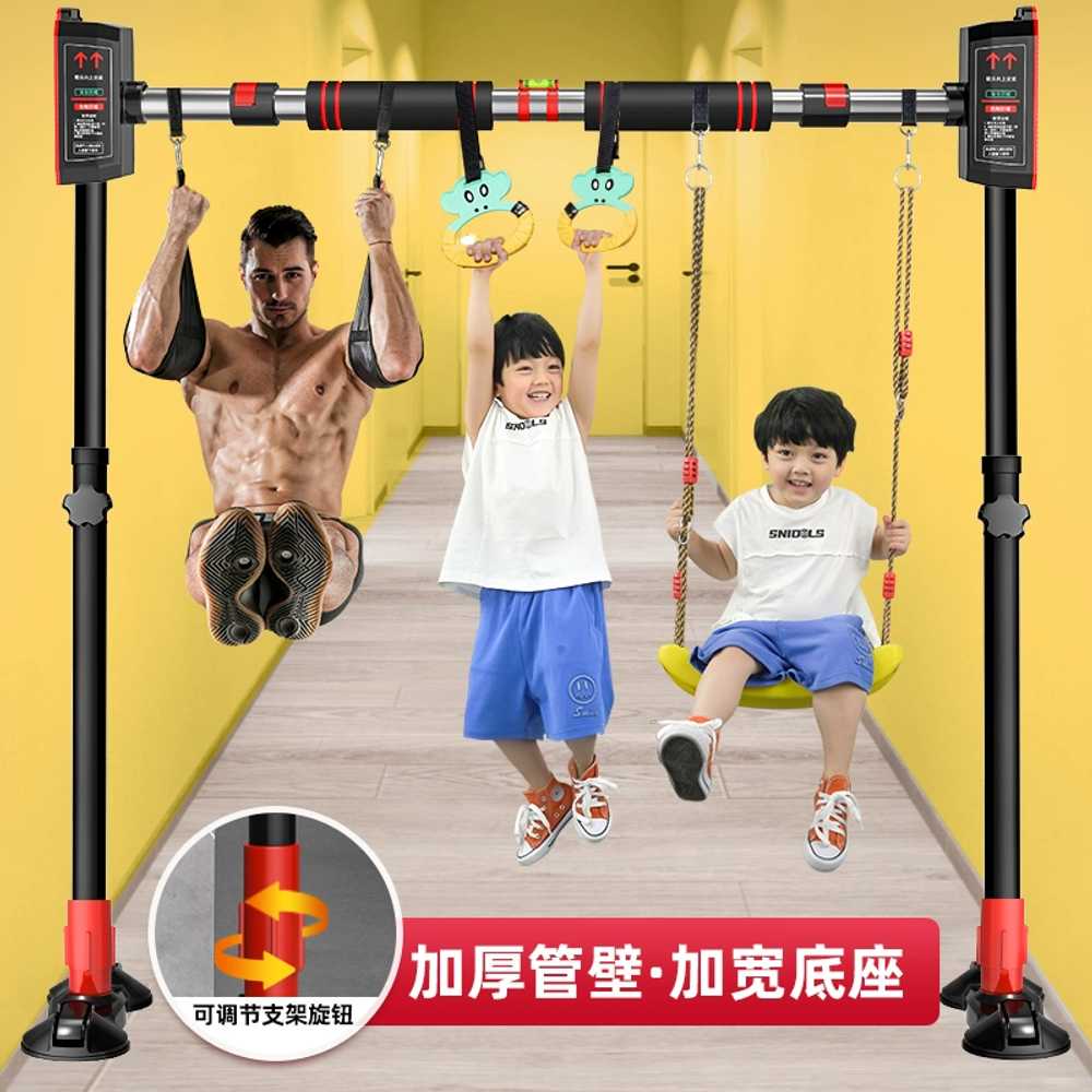이동식 철봉 실내 홈트 풀업바 턱걸이 운동기구 135-180cm - 상세 이미지 2