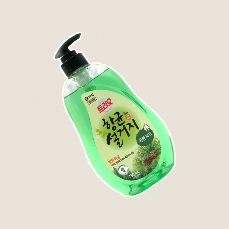 주방세제 용기 항균 설거지 과일 세정제 750ml 말통 세트