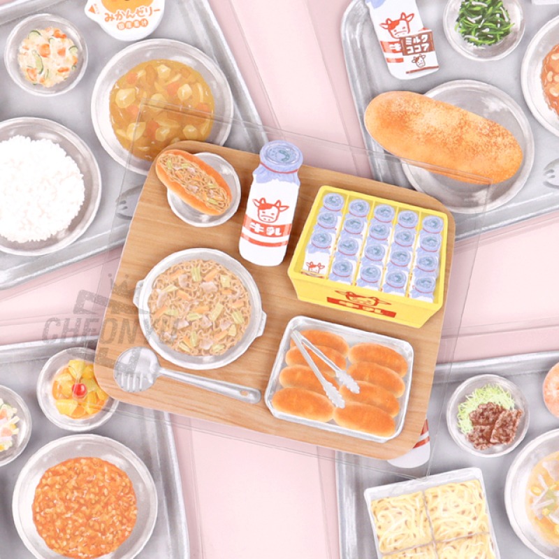다이어리꾸미기 다꾸 폰꾸 매일매일 급식 스티키 점착 스티커 캐릭터 디자인 낱장 당직 특식 - 상세 이미지 4