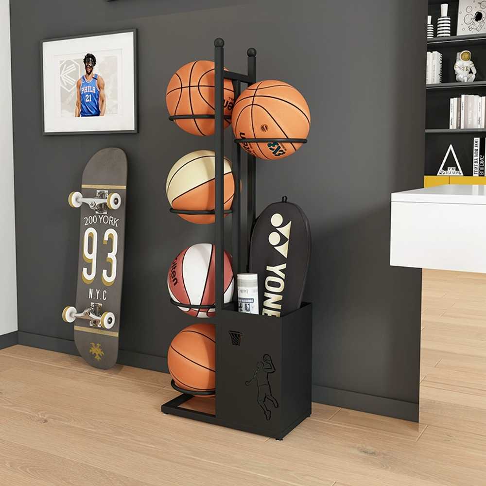 가정용 농구공 정리랙 각종 공 거치대 볼 보관 거치대 85CM - 상세 이미지 3