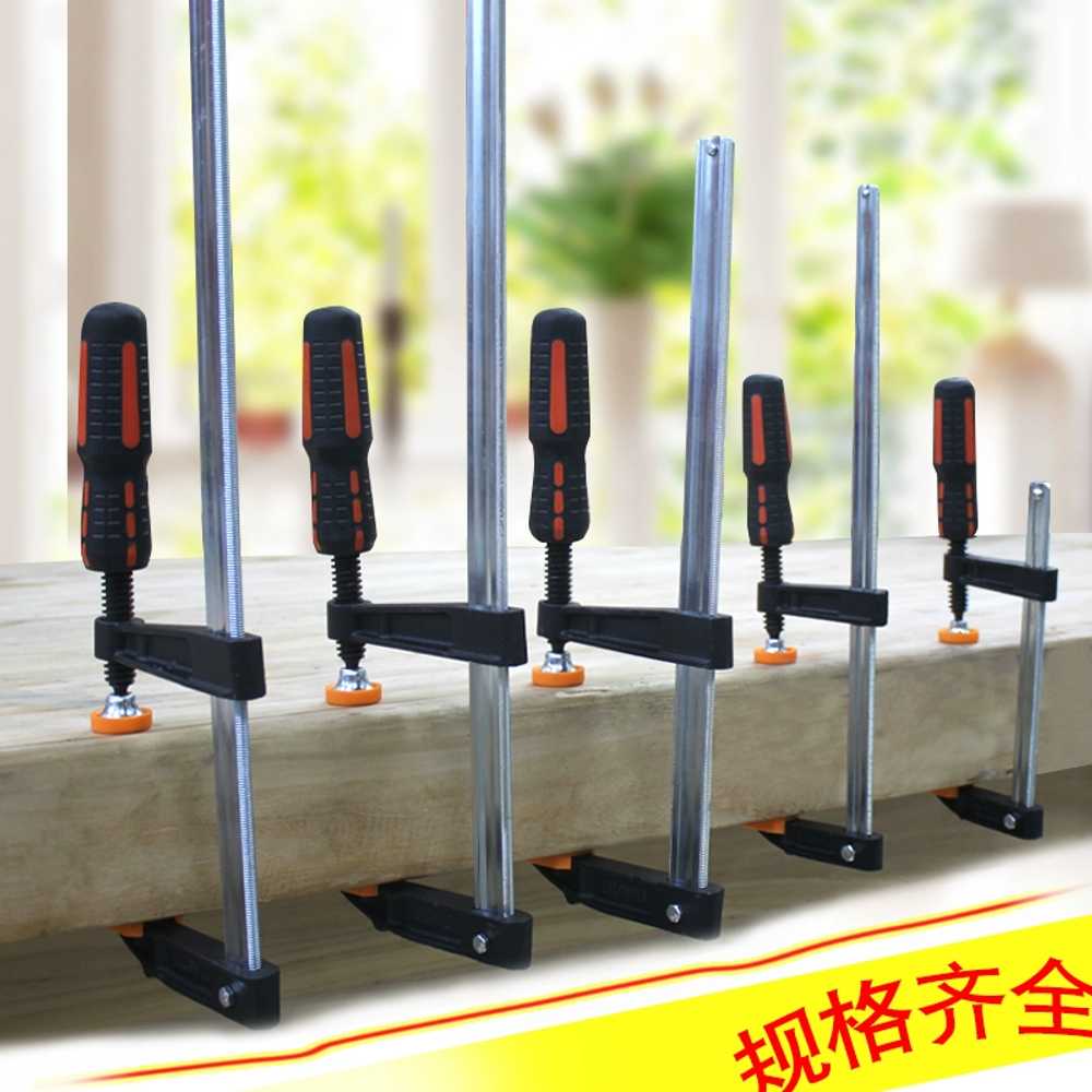 F클램프 목공 목재 홀딩 파이프 고정 탁상바이스 공구 50x150mm 이미지 6