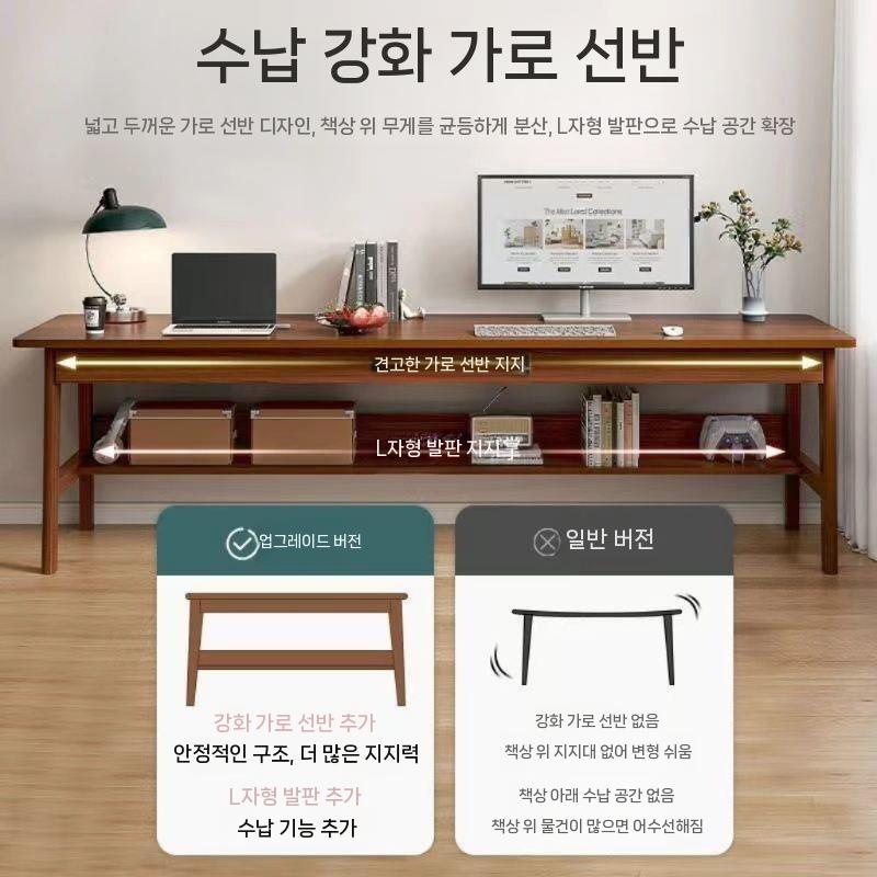 슬림 테이블 책상 긴테이블 폭좁은 콘솔테이블 카페 거실 120x40x75cm 1x1x1m - 상세 이미지 5